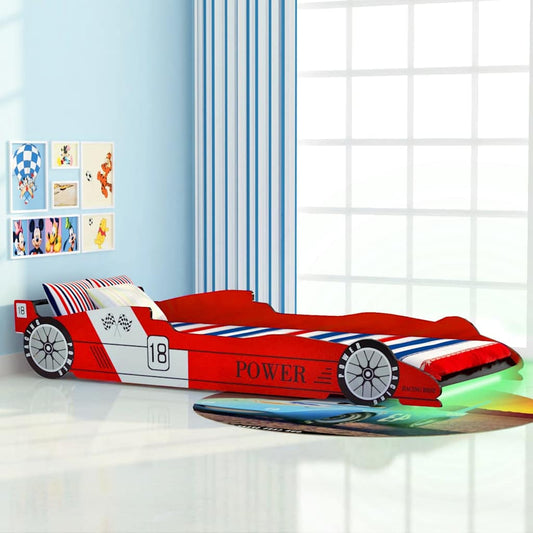 Led Racerbilseng Til Børn 90 X 200 Cm