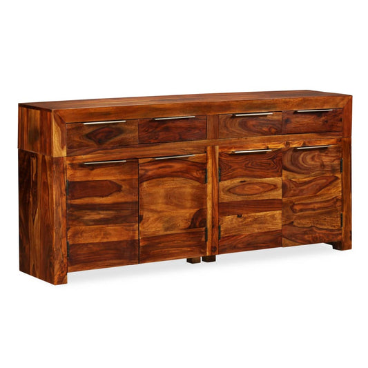 Skænk Massivt Sheeshamtræ 160 X 35 X 75 Cm