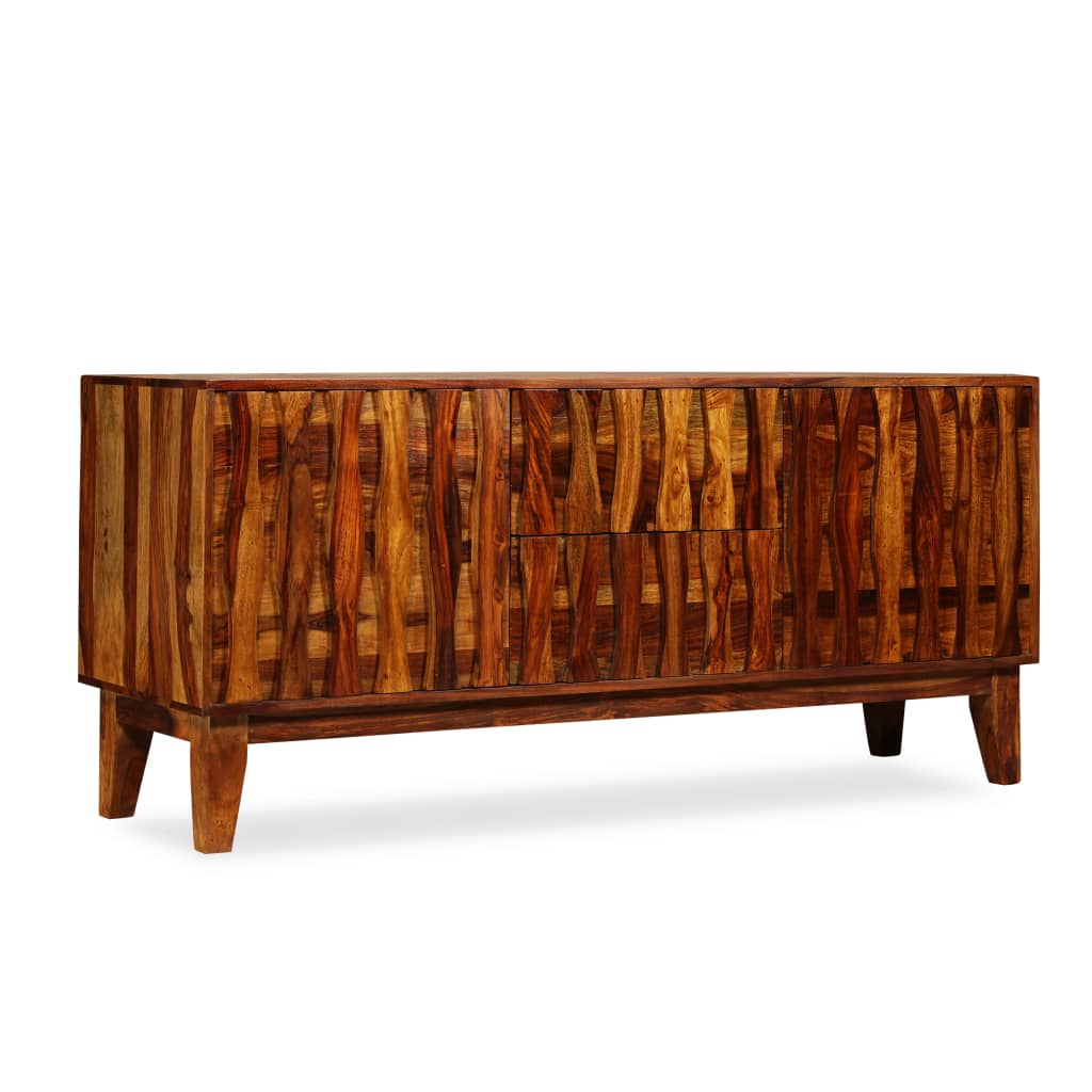 Skænk 160X45X70 Cm Massivt Sheeshamtræ