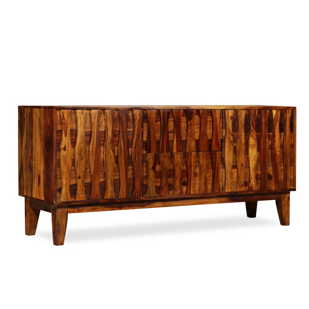Skænk 160X45X70 Cm Massivt Sheeshamtræ