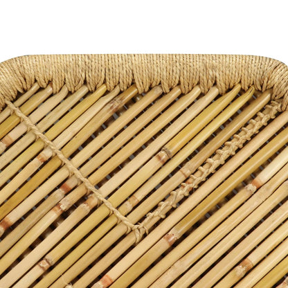 Sofabord 60x60x45 Cm Ottekantet Bambus - Billede 7
