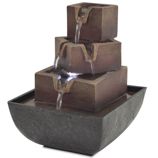 Indendørs Fontæne Med Led-Lys Polyresin