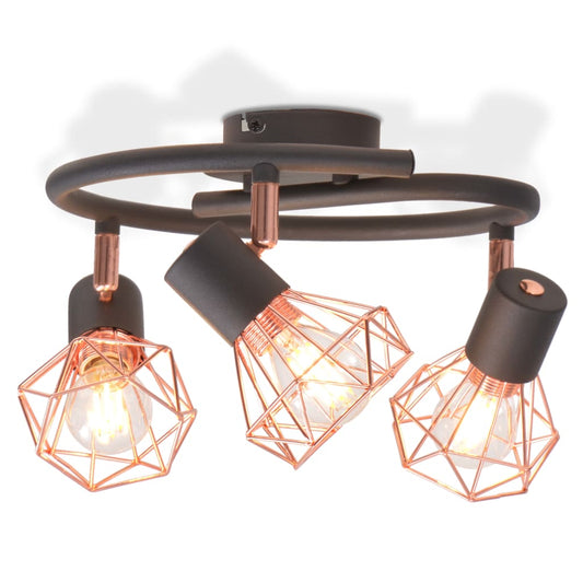 Loftlampe Med 3 Led-Pærer 12 W