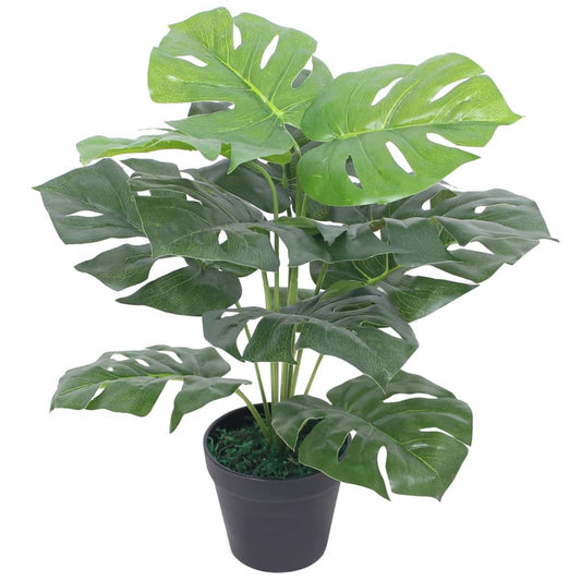 Kunstig -Plante Med Potte Grøn