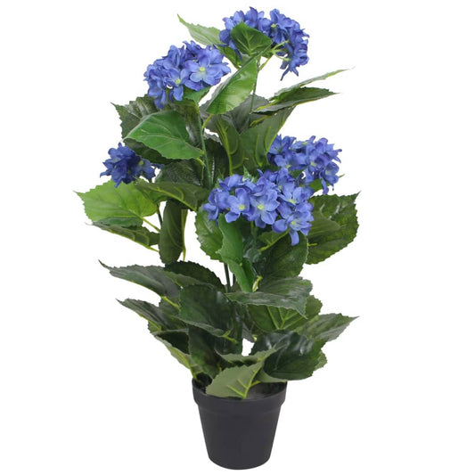 Kunstig Hortensia-Plante Med Potte 60 Cm
