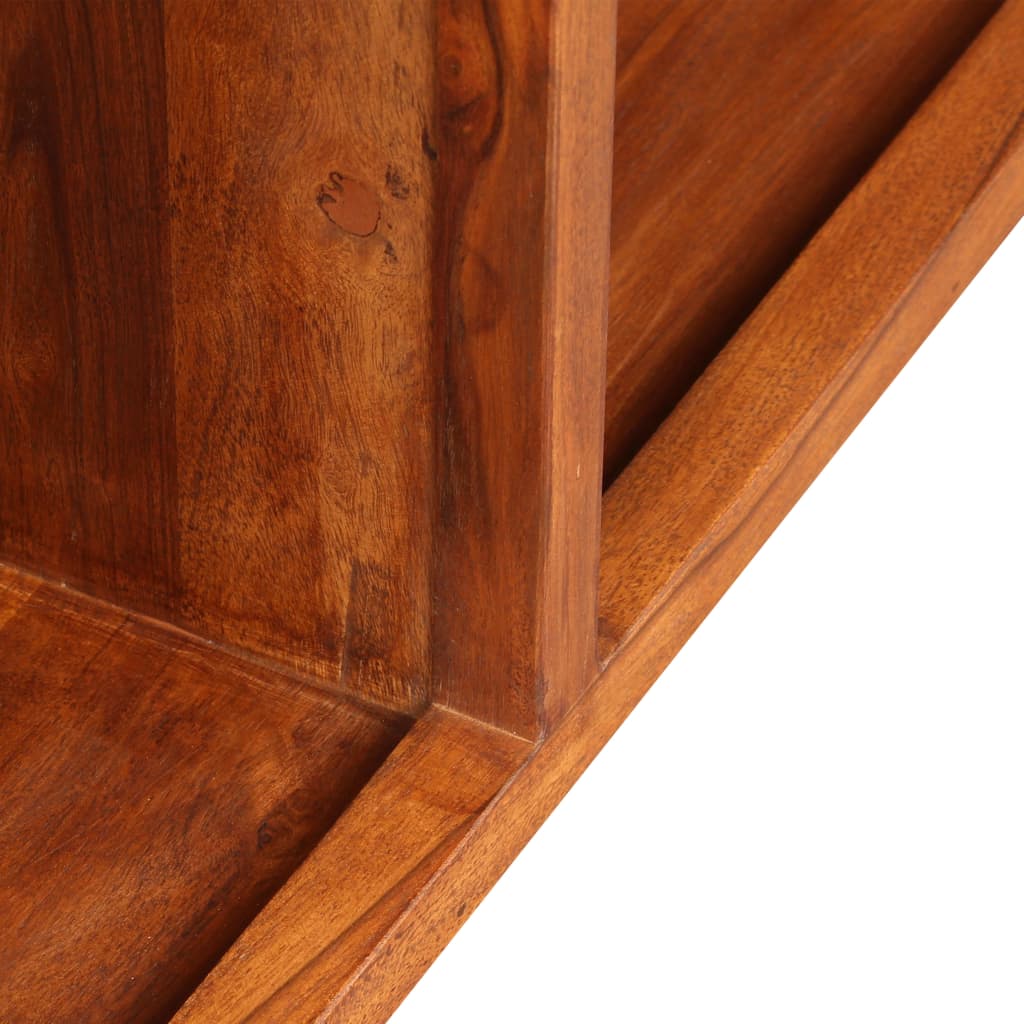 Tv-skab 120x30x40 Cm Massivt Træ Honningfarvet Finish - Billede 10