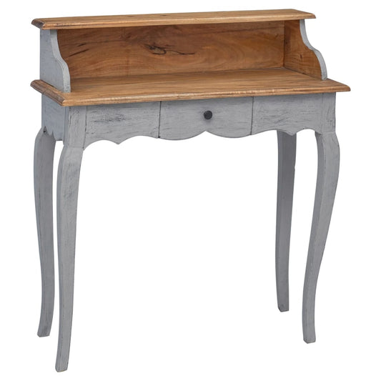Skrivebord 80X40X92 Cm Massivt Mahognitræ