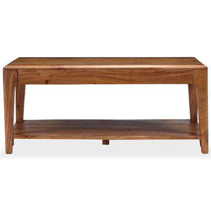 Sofabord Massivt Træ 88 X 50 X 38 Cm