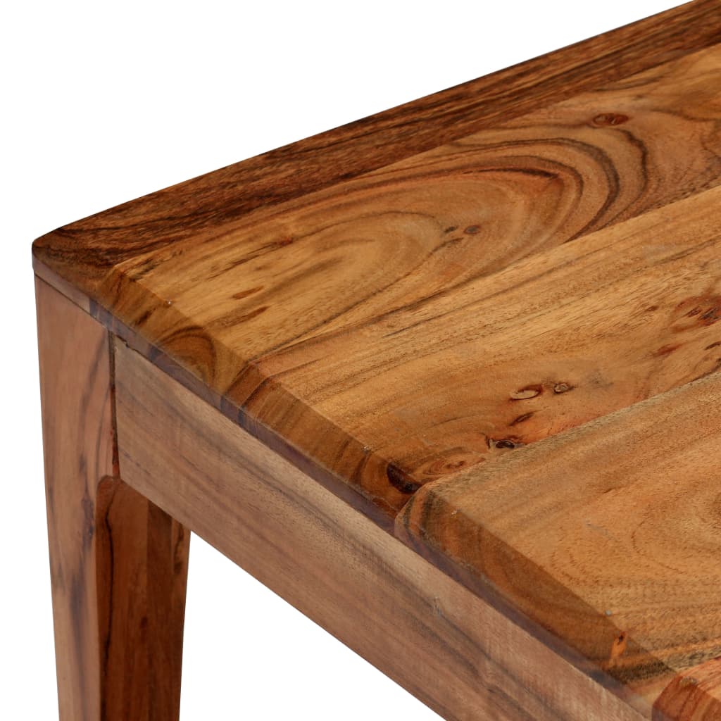 Sofabord Massivt Træ 88 X 50 X 38 Cm