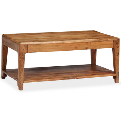 Sofabord Massivt Træ 88 X 50 X 38 Cm