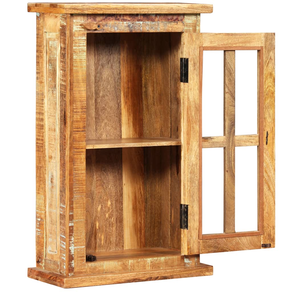 Vægskab 44x21x72 Cm Massivt Genbrugstræ - Billede 3