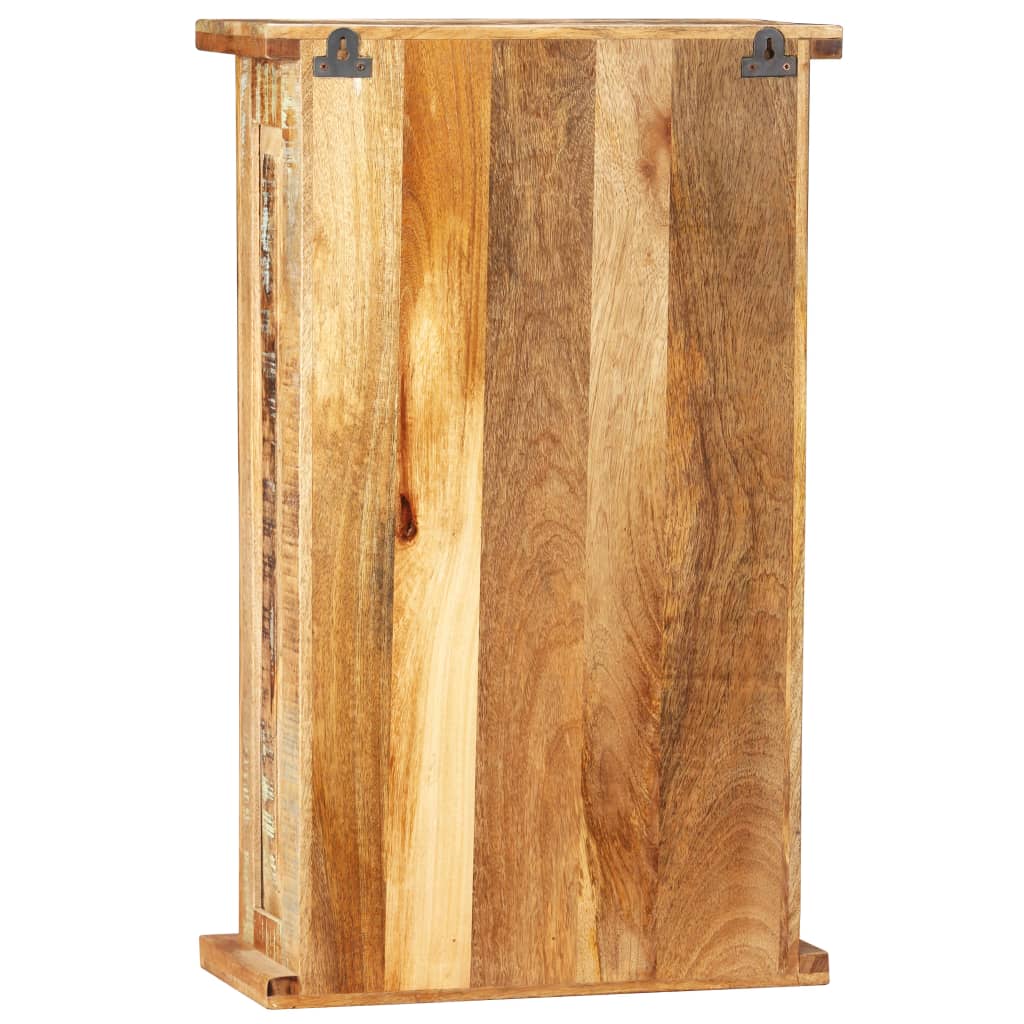 Vægskab 44x21x72 Cm Massivt Genbrugstræ - Billede 4