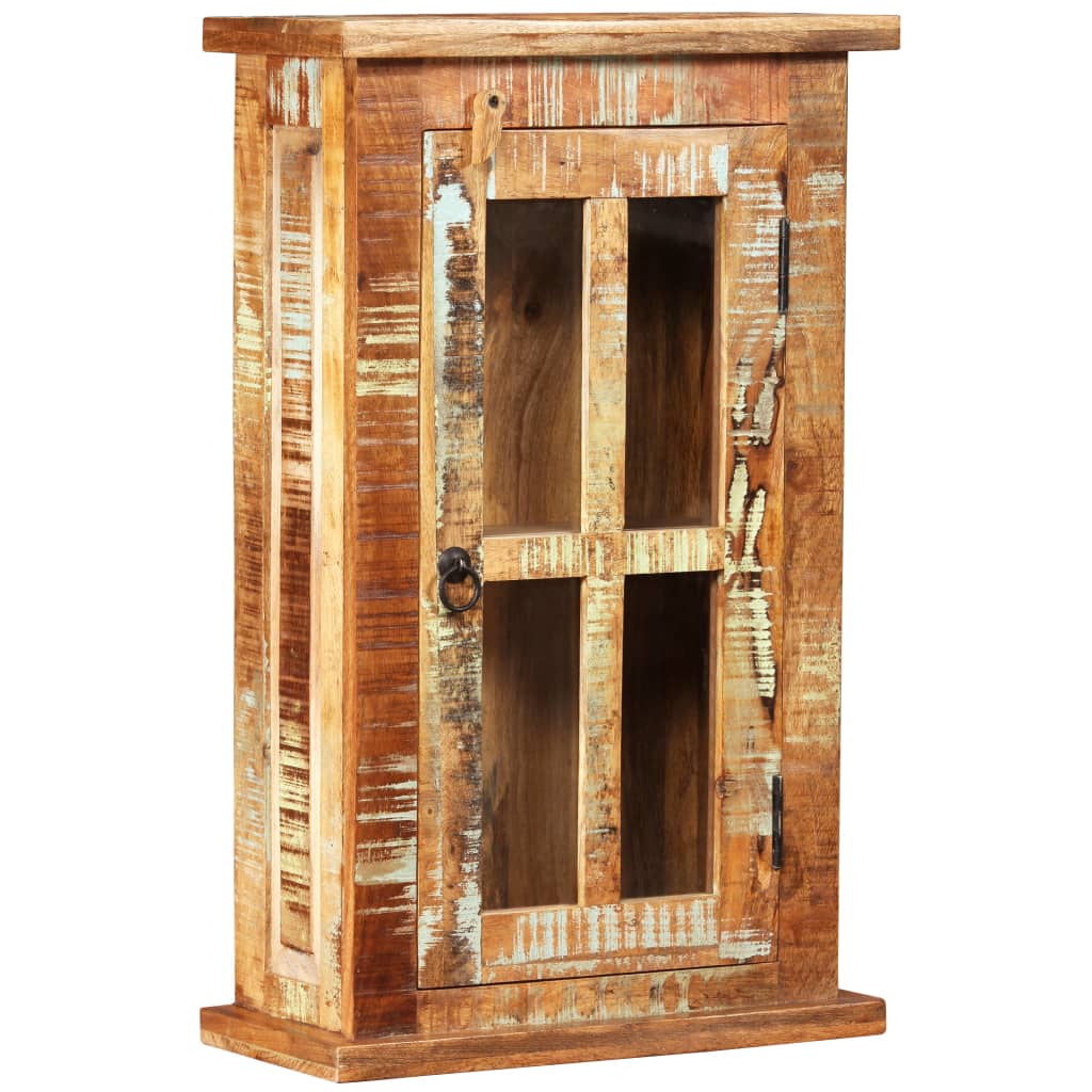 Vægskab 44x21x72 Cm Massivt Genbrugstræ - Billede 10