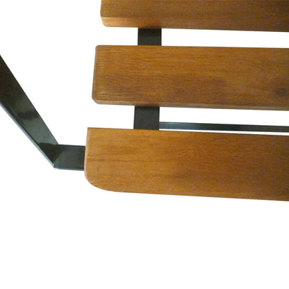 Foldbar Havebænk 112 Cm Massivt Akacietræ - Billede 5