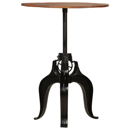Barbord 75x(76-110) Cm Massivt Genbrugstræ - Billede 2