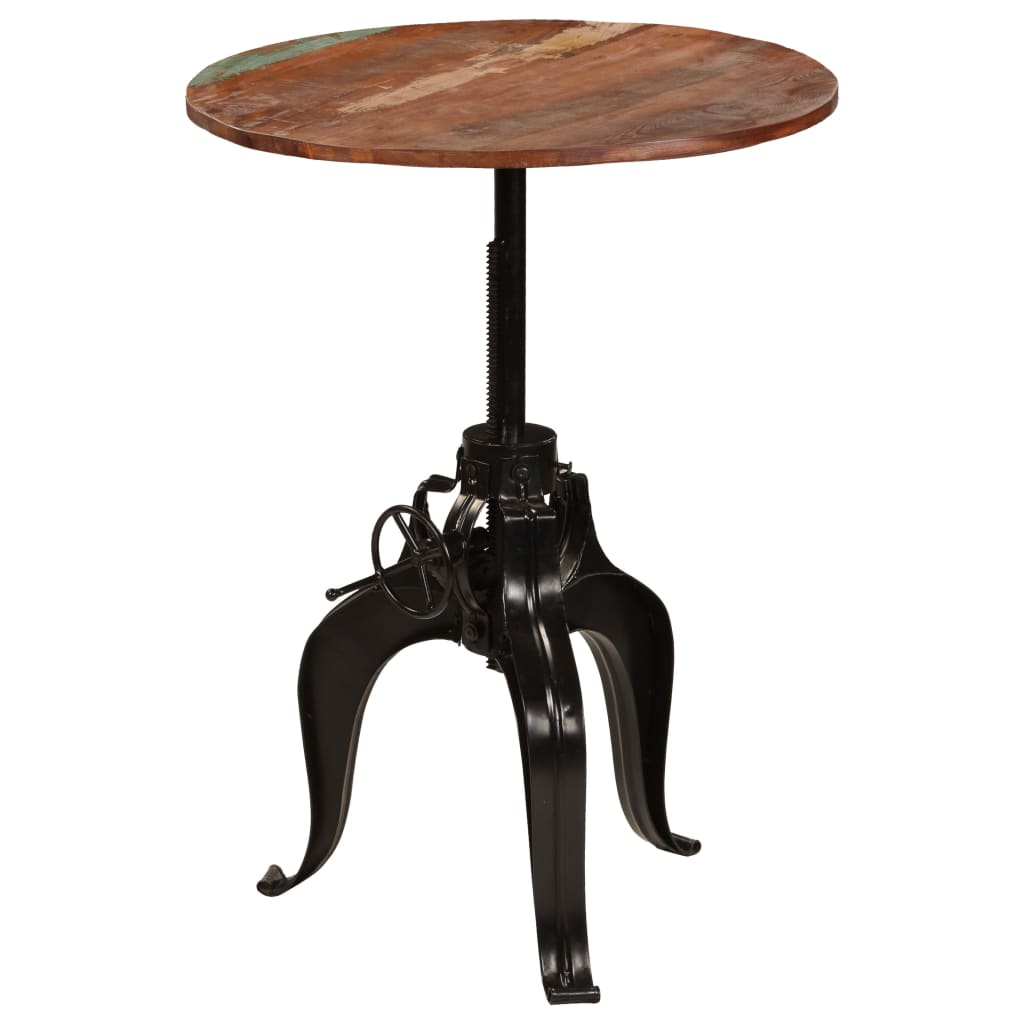 Barbord 75x(76-110) Cm Massivt Genbrugstræ - Billede 11