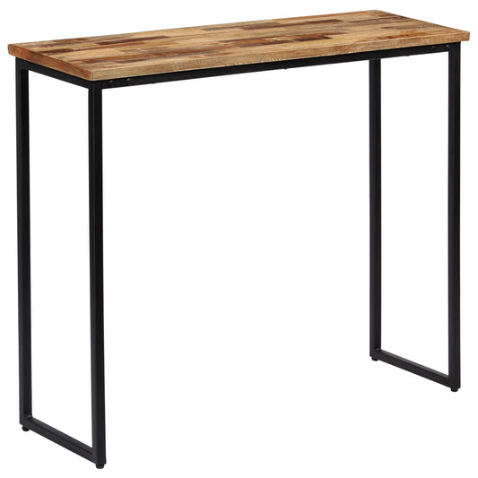 Konsolbord Massivt Genanvendt Teak 90 X 30 X 76 Cm