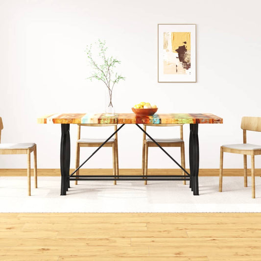 Spisebord 180 Cm Massivt Genbrugstræ
