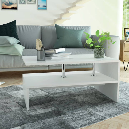 Sofabord 90X59X42 Cm Konstrueret Træ