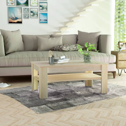 Sofabord 110X65X48 Cm Konstrueret Træ