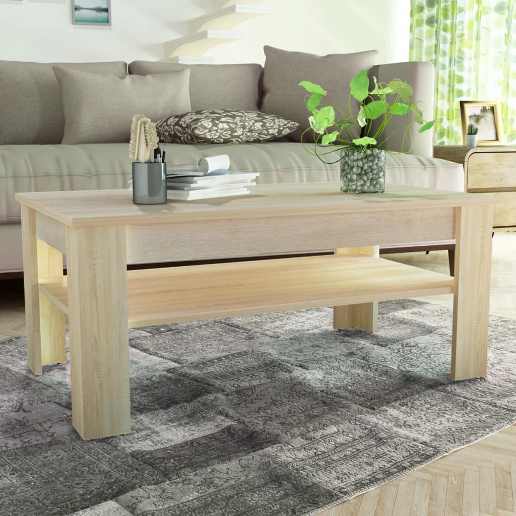 Sofabord 110X65X48 Cm Konstrueret Træ