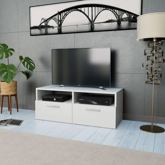 Tv-Bord 95X35X36 Cm Konstrueret Træ