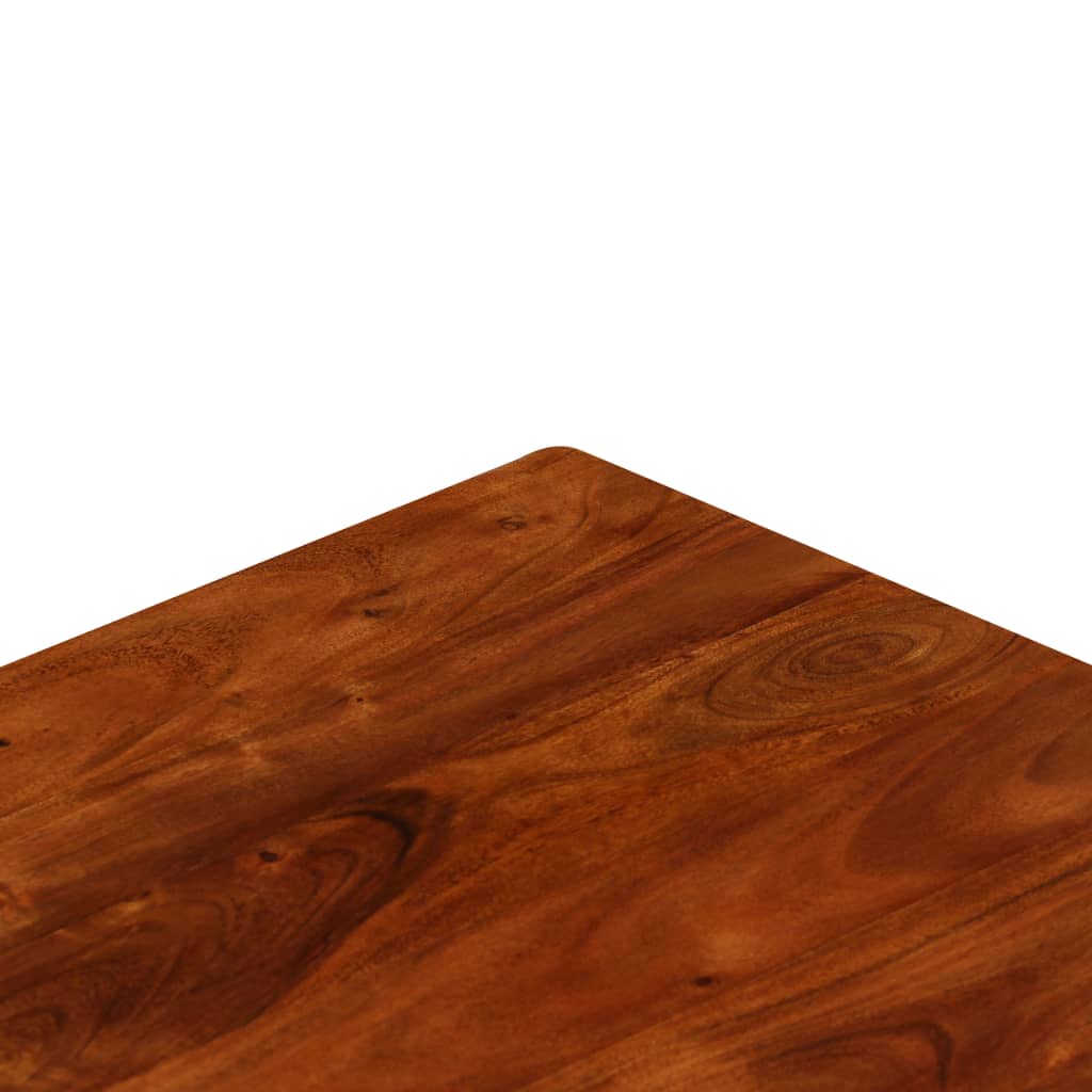 Sofabord 100x50x30 Cm Massivt Akacietræ Med Honningfinish - Billede 4