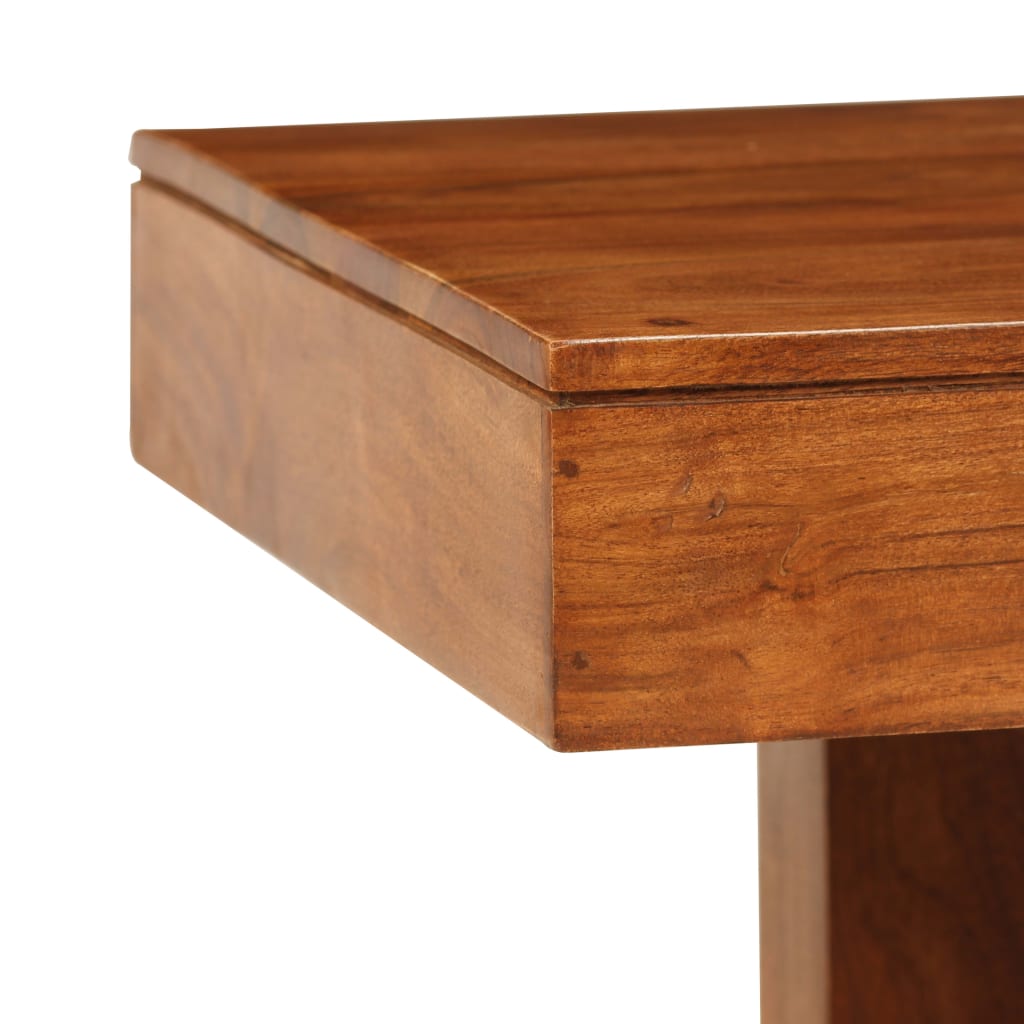 Sofabord 100x50x30 Cm Massivt Akacietræ Med Honningfinish - Billede 6