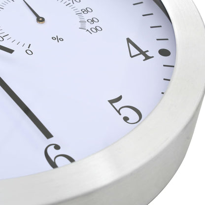Vægur Med Kvarts-urværk Hygrometer Og Termometer 30 Cm - Billede 5