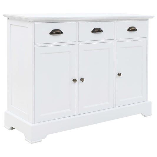 Skænk Med 3 Låger 105X35X77,5 Cm Mdf Og Fyrretræ