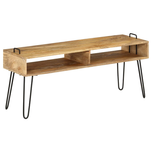 Tv-Bord I Massivt Mangotræ 110 X 35 X 45 Cm