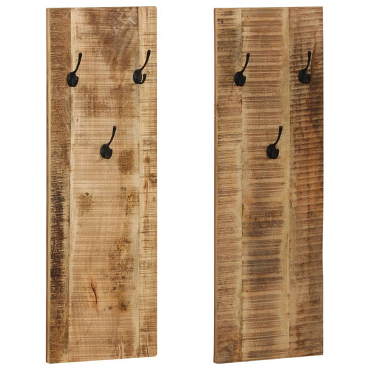 Vægmonteret Knagerækker 2 Stk. 36 X 110 X 3 Cm