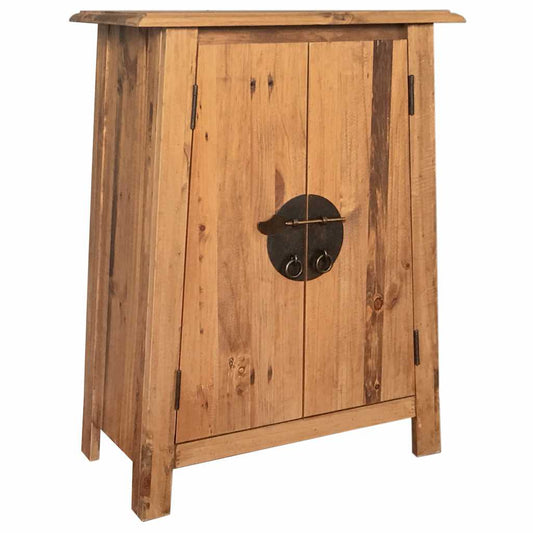 Badeværelsesskab 59X32X80 Cm Massivt Fyrretræ