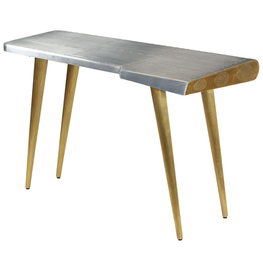 Aviator-Skrivebord Vintage Flyverstil 120 X 60 X 76 Cm