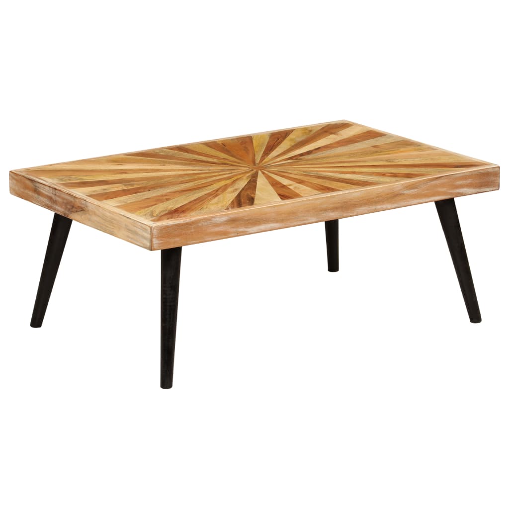 Sofabord 90X55X36 Cm Massivt Mangotræ