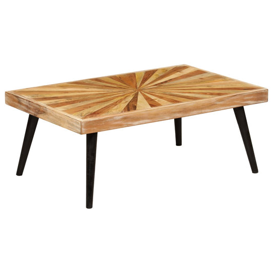 Sofabord 90X55X36 Cm Massivt Mangotræ