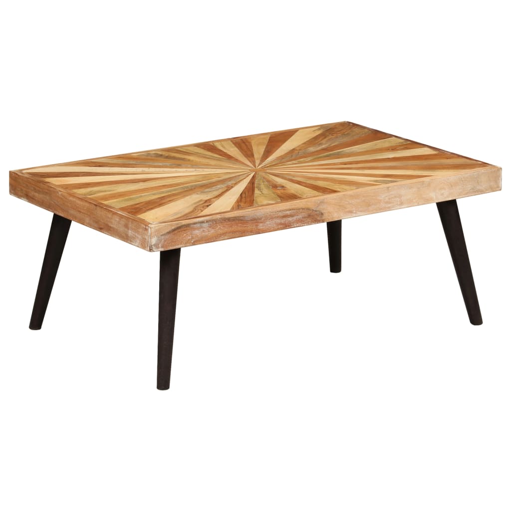 Sofabord 90X55X36 Cm Massivt Mangotræ
