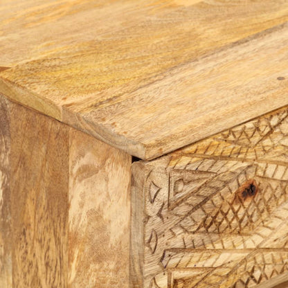 Tv-skab 110x30x40 Cm Massivt Akacietræ Brun - Billede 5