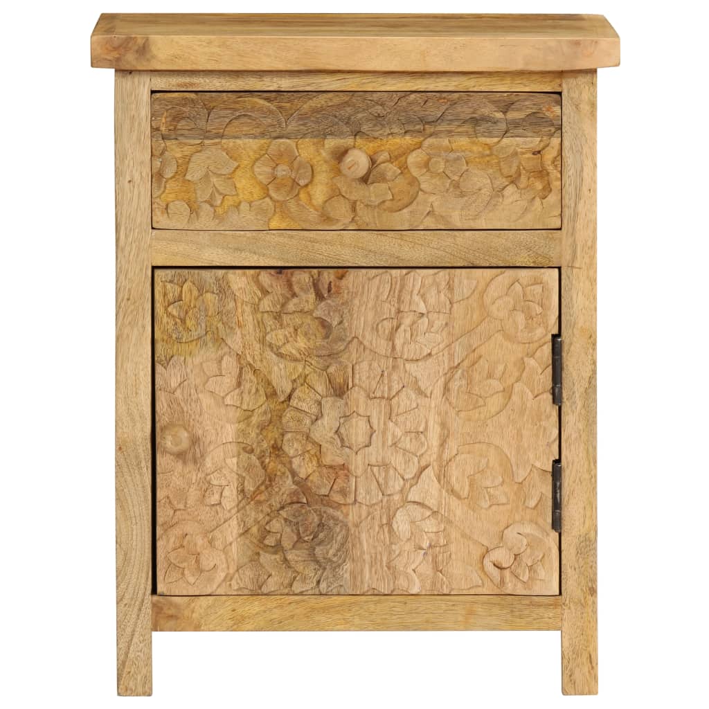 Sengebord 40x30x50 Cm Massivt Mangotræ - Billede 2