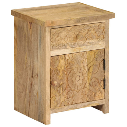 Sengebord 40x30x50 Cm Massivt Mangotræ - Billede 12