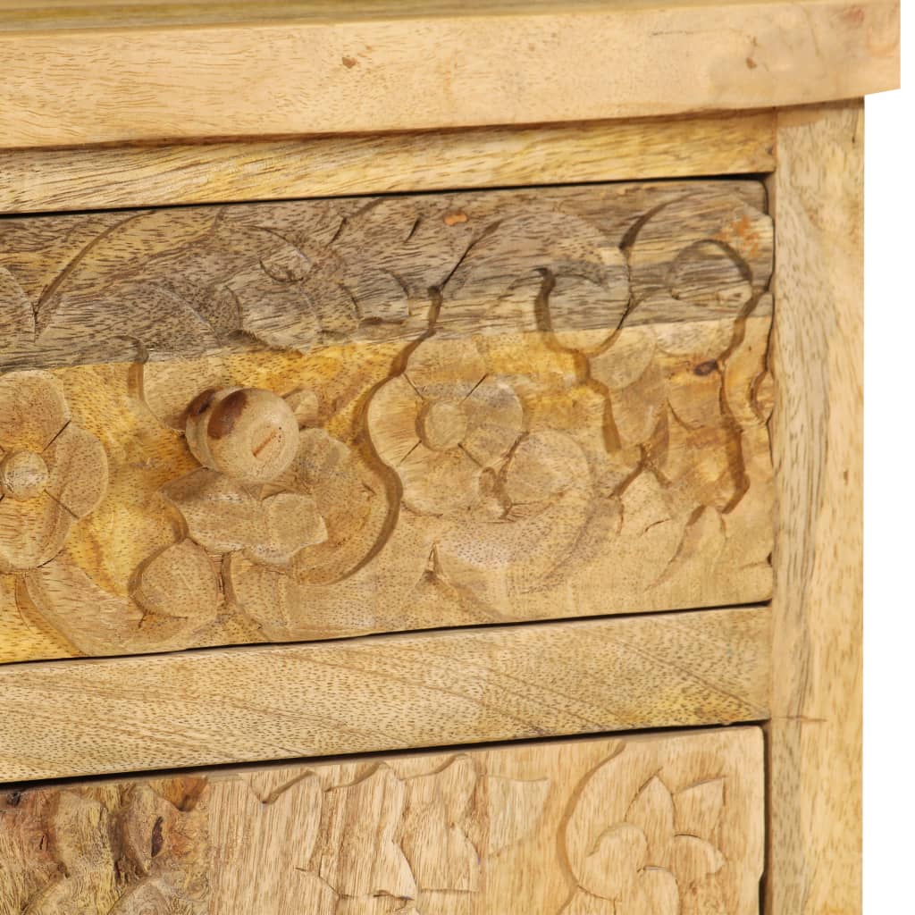 Sengebord 40x30x50 Cm Massivt Mangotræ - Billede 7