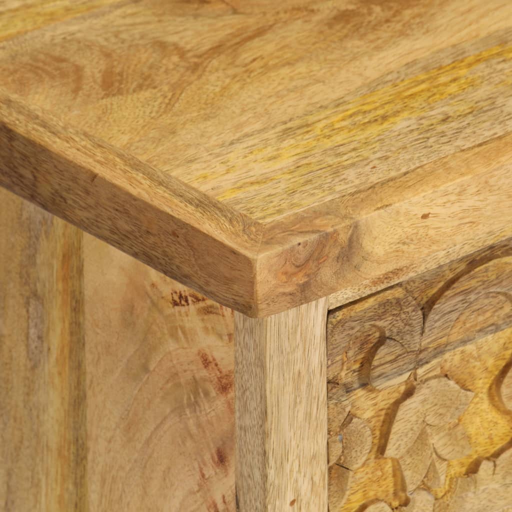 Sengebord 40x30x50 Cm Massivt Mangotræ - Billede 8
