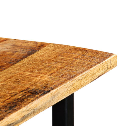Barbord Traktordesign Massivt Mangotræ Rød + Brun