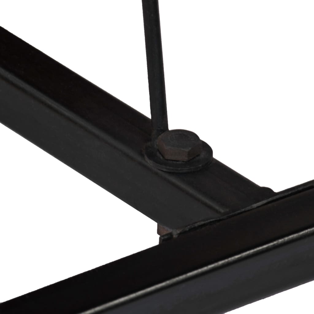 Barbord Traktordesign Massivt Mangotræ Rød + Brun
