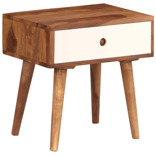 Sengebord Massivt Sheeshamtræ 45 X 30 X 45 Cm