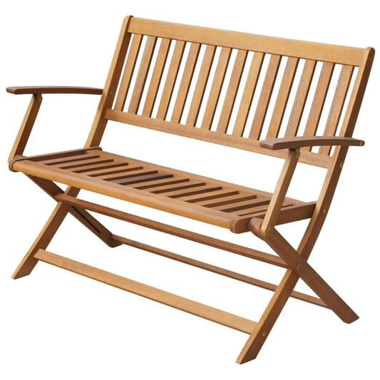 Havebænk 120 Cm Massivt Akacietræ