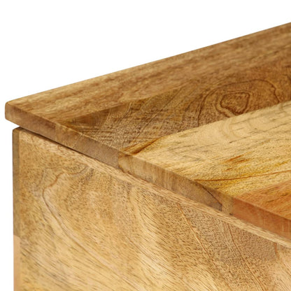 Sofabord I Massivt Mangotræ 110 X 55 X 35 Cm