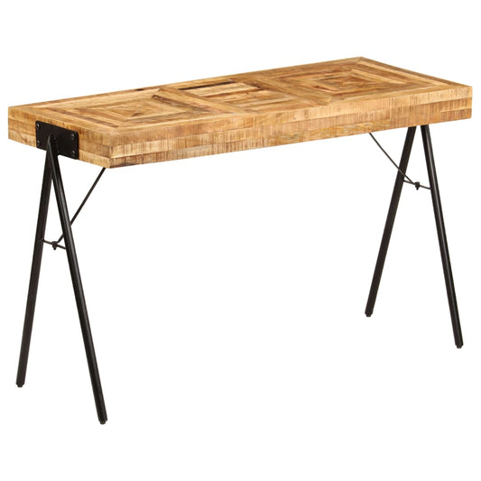Skrivebord I Massivt Mangotræ 118 X 50 X 75 Cm