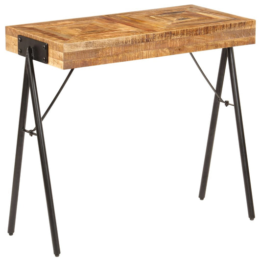 Konsolbord Massivt Mangotræ 80 X 40 X 75 Cm