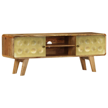 Tv-Skab I Massivt Mangotræ 120 X 30 X 45 Cm